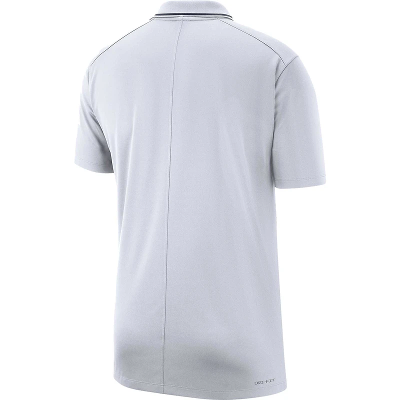Polo Performance Nike West Virginia Mountaineers Coaches pour Homme - Blanc