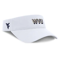 Men's Nike White West Virginia Mountaineers 2025 On-Field Gameday Performance Ace Adjustable Visor