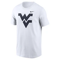 T-shirt Nike blanc avec logo Primetime Evergreen des Mountaineers de Virginie-Occidentale pour hommes