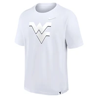Men's Nike White West Virginia Mountaineers Statement 2-Hit Max90 T-Shirt
