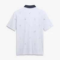 Men's Nike White West Virginia Mountaineers Vapor Pattern Dri-FIT Polo