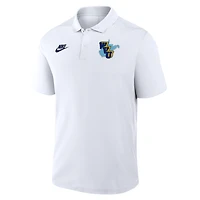 Men's Nike White West Virginia Mountaineers Vault Victory Dri-FIT Polo