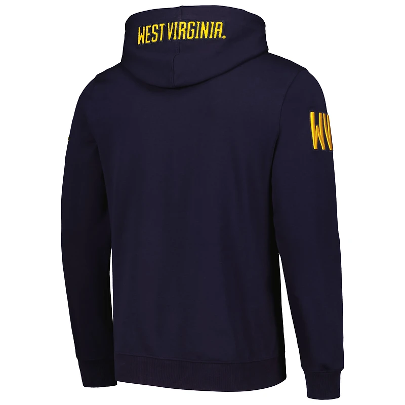 Men's Pro Standard Navy West Virginia Mountaineers Classic Pullover Hoodie