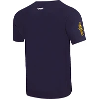 Men's Pro Standard Navy West Virginia Mountaineers Classic Stacked Logo T-Shirt
