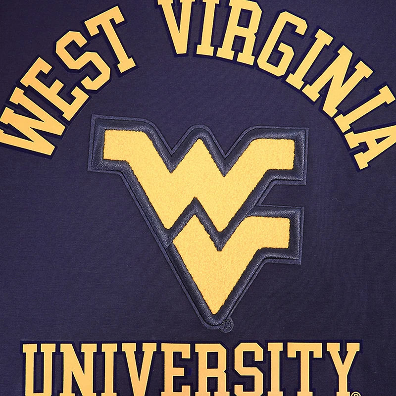 Men's Pro Standard Navy West Virginia Mountaineers Classic Stacked Logo T-Shirt