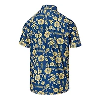 Men's Reyn Spooner  Navy West Virginia Mountaineers Pua Performance Polo