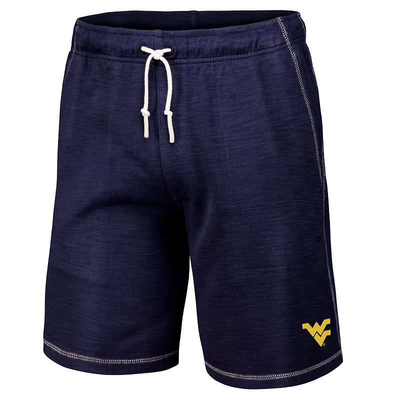 Men's Tommy Bahama Navy West Virginia Mountaineers Tobago Bay Tri-Blend Shorts