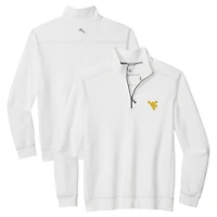 Men's Tommy Bahama White West Virginia Mountaineers Montego Bay Half-Zip Jacket