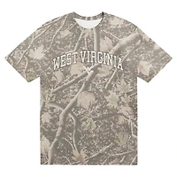 Men's Uscape Apparel  Camo West Virginia Mountaineers Back Bay Heavyweight T-Shirt