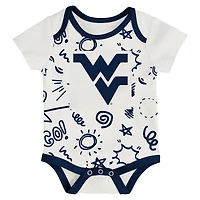 Ensemble de trois pièces pour nouveau-né et nourrisson Outerstuff West Virginia Mountaineers All Day Play