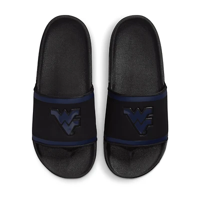 Sandales à enfiler Nike West Virginia Mountaineers Off-Court avec logo
