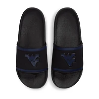 Sandales à enfiler Nike West Virginia Mountaineers Off-Court avec logo
