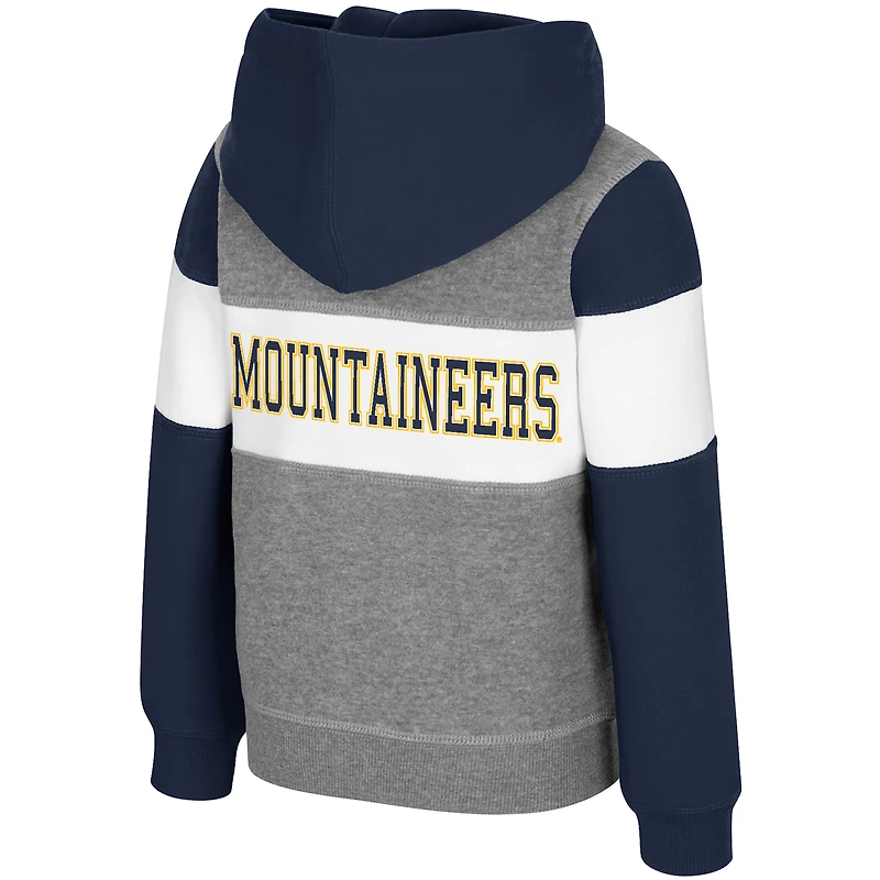 Toddler Colosseum  Heather Gray West Virginia Mountaineers Bert Full-Zip Hoodie