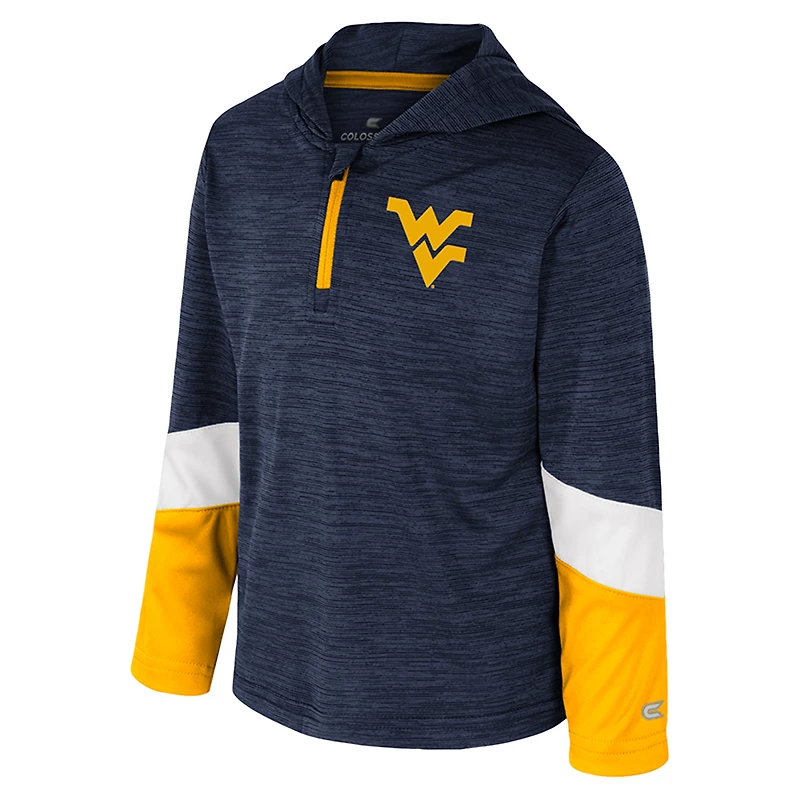 Coupe-vent à glissière quart de tour Rylos pour tout-petits Colosseum Navy West Virginia Mountaineers