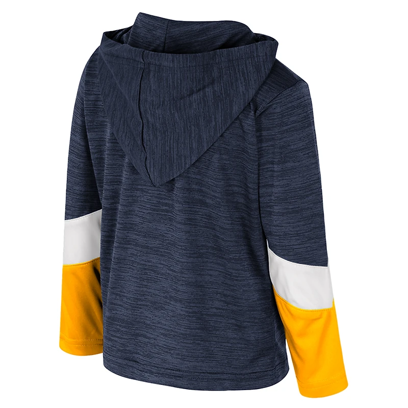 Coupe-vent à glissière quart de tour Rylos pour tout-petits Colosseum Navy West Virginia Mountaineers