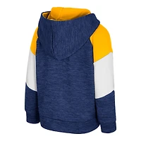 Toddler Colosseum Navy West Virginia Mountaineers Spirit Hollow Full-Zip Hoodie