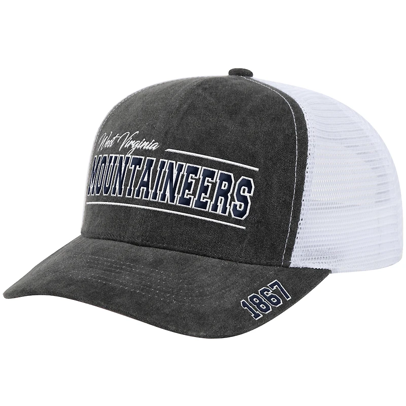 Unisex Colosseum  Gray West Virginia Mountaineers Billy 2400 Adjustable Trucker Hat