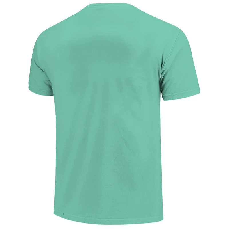 T-shirt unisexe à la mode avec archet de couleur confort des West Virginia Mountaineers menthe