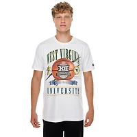 Unisex New Era  White West Virginia Mountaineers 2026 Big 12 Women's Basketball Tournament Champions Locker Room T-Shirt