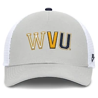 Casquette trucker unisexe Nike grise West Virginia Mountaineers 2026 Basketball Refresh 5 panneaux