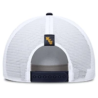 Unisex Nike Gray West Virginia Mountaineers 2026 Basketball Refresh 5-Panel Rise Trucker Hat