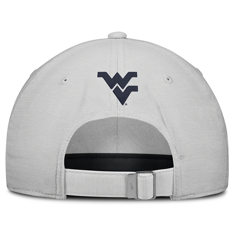 Casquette unisexe Nike grise West Virginia Mountaineers 2026 On-Field Gameday Club, ajustable