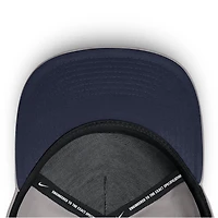 Casquette unisexe Nike grise West Virginia Mountaineers Primetime Rise Rope ajustable