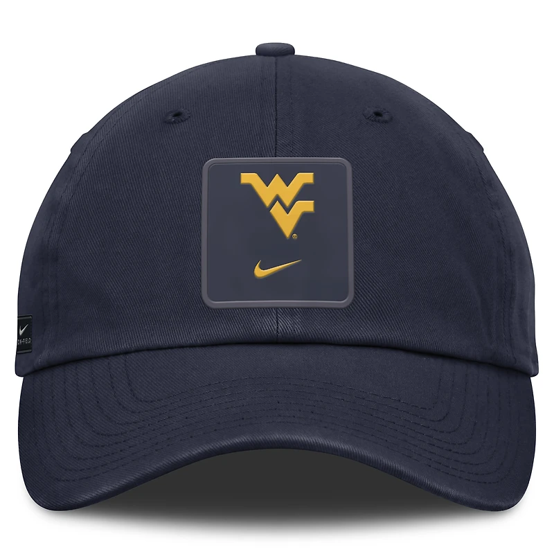 Unisex Nike Navy West Virginia Mountaineers 2026 Sideline Club Adjustable Hat