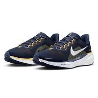 Chaussures de course unisexes Nike Zoom Pegasus 41 bleu marine des West Virginia Mountaineers