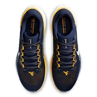 Chaussures de course unisexes Nike Zoom Pegasus 41 bleu marine des West Virginia Mountaineers