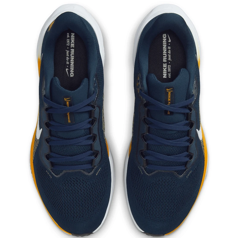 Unisex Nike Navy West Virginia Mountaineers Zoom Pegasus 41 Running Shoes