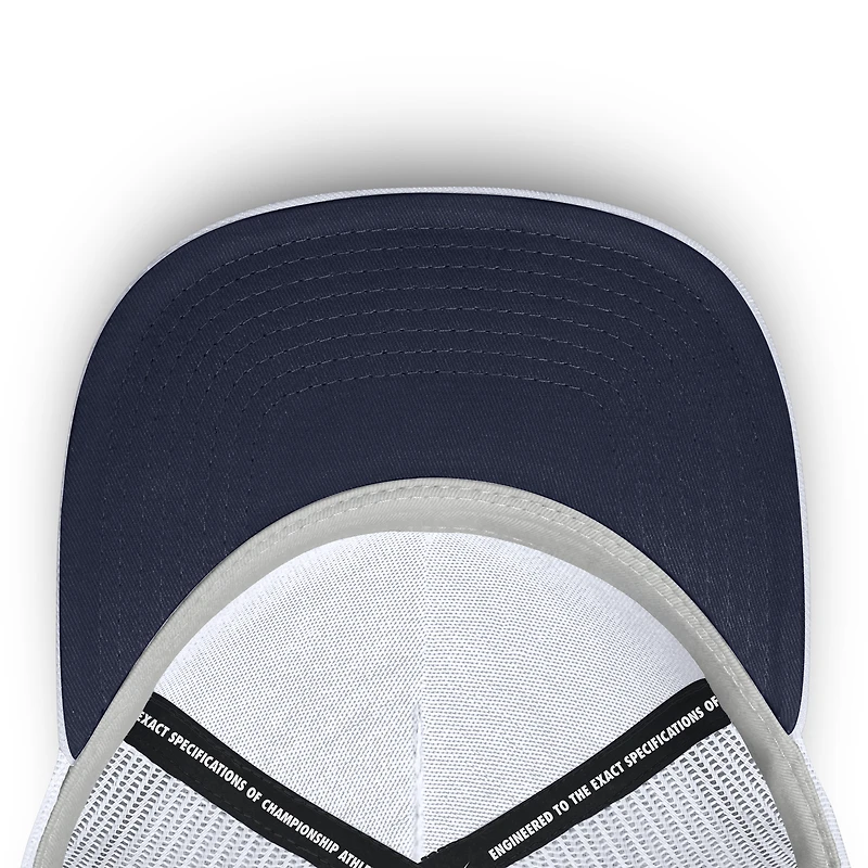 Unisex Nike  White West Virginia Mountaineers Country Club Golfin' Rise Trucker Adjustable Hat