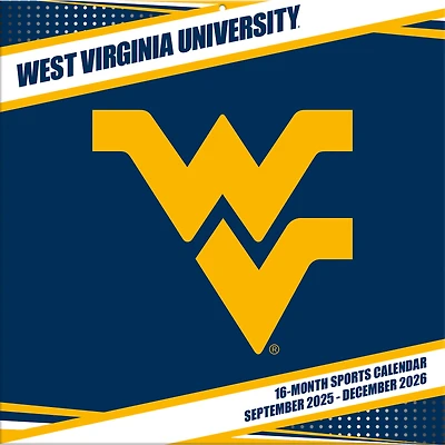 West Virginia Mountaineers 12” x 12” 2026 Team Wall Calendar