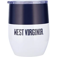West Virginia Mountaineers 16oz. Colorblock Stainless Steel Curved Tumbler