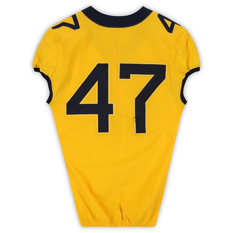 Maillot Nike doré n° des West Virginia Mountaineers, édition football