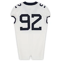 West Virginia Mountaineers Team-Issued #92 White Nike Jersey from the Football Program - Size 44+4