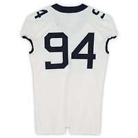 West Virginia Mountaineers Team-Issued #94 White Nike Jersey from the Football Program - Size 46+4