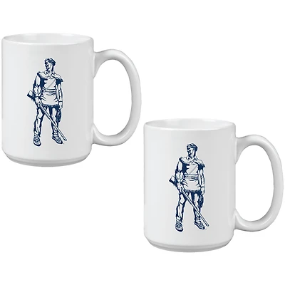 West Virginia Mountaineers Two Pack 15oz. Vault Sketch Ceramic Mug Set