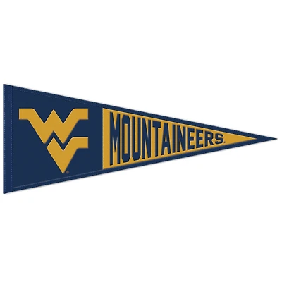 WinCraft West Virginia Mountaineers 13" x 32" Wool Primary Logo Pennant