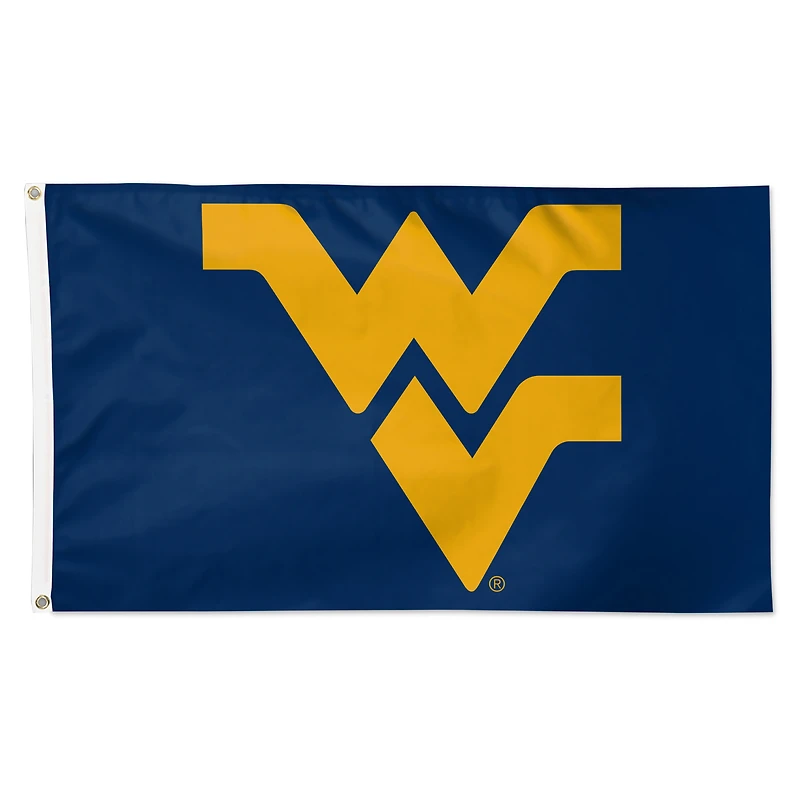 WinCraft West Virginia Mountaineers 3' x 5' Drapeau simple face avec logo principal