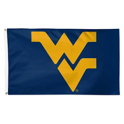 WinCraft West Virginia Mountaineers 3' x 5' Drapeau simple face avec logo principal
