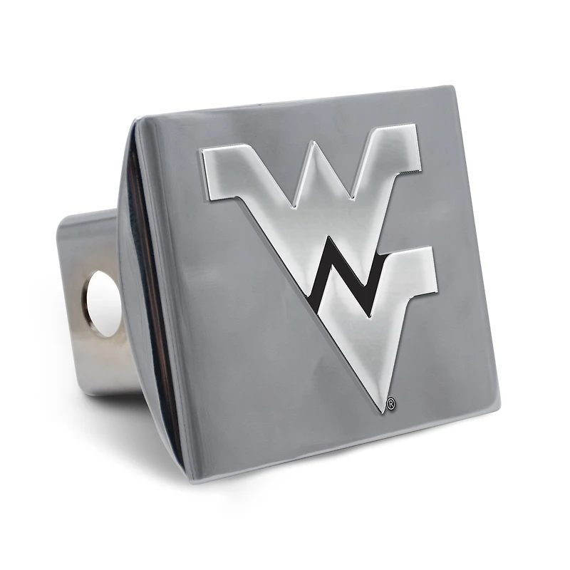 WinCraft West Virginia Mountaineers Premium Metal Chrome Hitch Cover