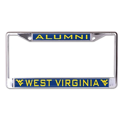 Cadre de plaque d'immatriculation WinCraft West Virginia Mountaineers S/L Alumni
