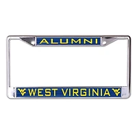 Cadre de plaque d'immatriculation WinCraft West Virginia Mountaineers S/L Alumni