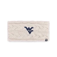 Women's '47  Natural West Virginia Mountaineers Core & Inline Latte Knit Headband