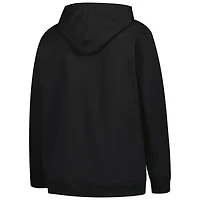 Women's Champion Black West Virginia Mountaineers Plus Heart & Soul Notch Neck Pullover