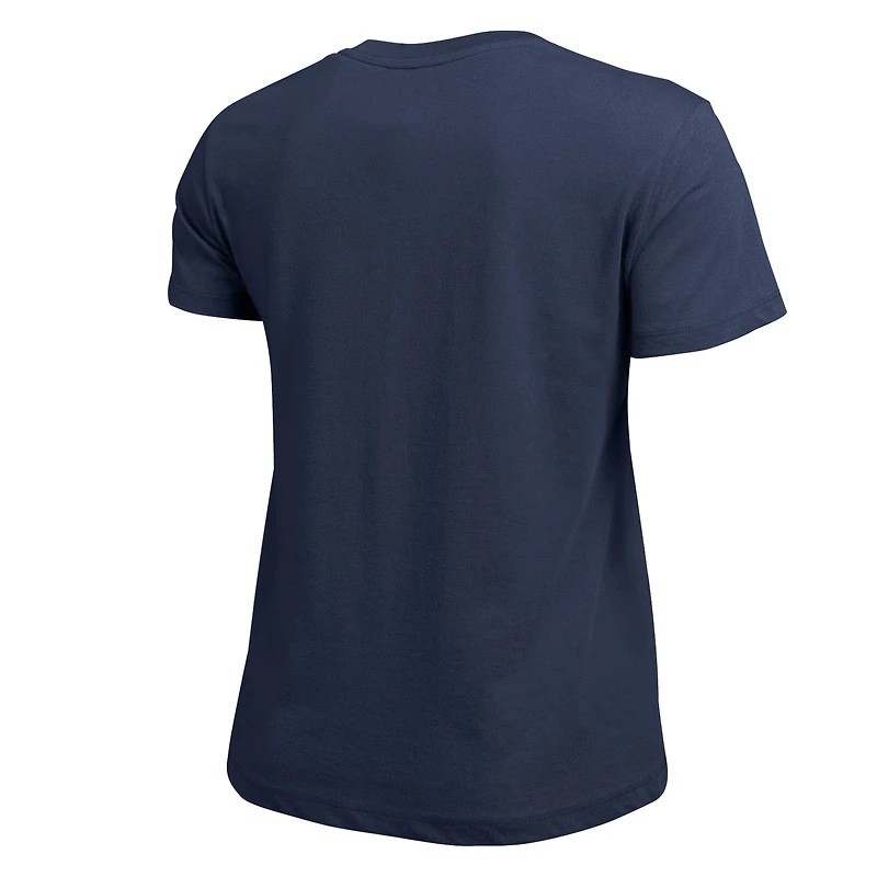 Women's Champion Navy West Virginia Mountaineers Lifestyle T-Shirt