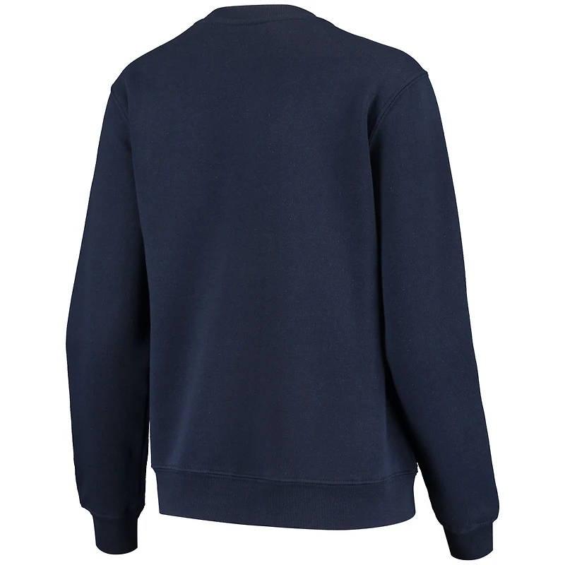 Sweat-shirt Campanile Colosseum Navy pour femmes des Mountaineers de Virginie-Occidentale