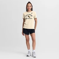 Women's Nike Natural West Virginia Mountaineers Legacy Team Name T-Shirt