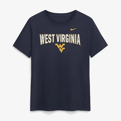V110793 WVU 41S T-shirt Nike Femme Coton Logo Arch TEELADRIB 01K9-41S-WVN-SYS
